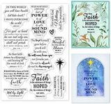 GLOBLELAND Christian Clear Stamps f