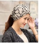 Frackson Printed Ponytail Beanie Winter Cap Bandanas Head Wear Knit Skull Beanies Warm Knitted Stylish Hat For Female Women Ladies Girls (Multi-Color), Free Size