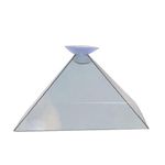 BYFRI 2 Pcs 3d Hologram Pyramid Display Projector Video Stand Universal for Mobile Phone