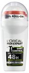 L'Oreal Paris Men Expert Shirt Control 48H Anti-Perspirant Roll On Roll-on Deo Deodorant for Men, 50ml