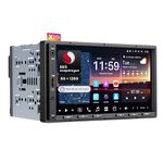 ATOTOZONE X10 7inch Android Double Din Car Stereo, 8G+128G, AI Assistant Head Unit, 4G LTE, Wireless Carplay & Android Auto,Dual Bluetooth, 7.1.2 CH Audio,HDMI IN, 36B-EQ, 2-Cam DVR Ready, X10G2A7E