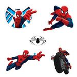 Marvel Spider- Man Theme Paper Cutouts for Birthday Parties, Spiderman Party Supplies décor, Spiderman Birthday Party Decoration Cut-Outs (10 pcs)