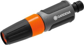 GARDENA Cleaning Nozzle: Water nozzle with infinitely adjustable jet, for cleaning and spraying, water stop, frost protection, packaged (18300-20)