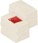 Utopia Kitchen [24 Pack Flour Sack Tea Towels, 28" x 28" Ring Spun 100% Cotton Dish Cloths - Machine Washable - for Cleaning & Drying - Natural Tan