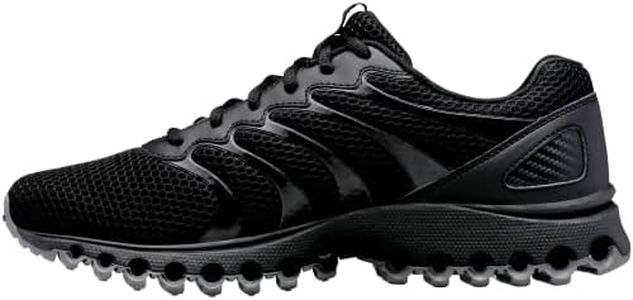 K-Swiss Men's Tubes Comfort 200 Training Shoe, Black/Charcoal, 11 M