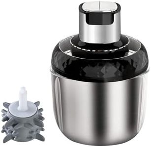 edtepy Multifunctional Electric Meat Grinder & Food Processor with Stainless Steel Bowl | Dough Kneader, Cleaning Brush, and Scraper | 800W High-Speed Motor for Chopping,Mincing & Mixing (Pack of 1)