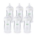 NUK Simply Natural Bottle, 9oz, 6 Pack