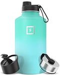 IRON °FLASK Sports Water Bottle - 64 Oz, 3 Lids (Spout Lid), Vacuum Insulated Stainless Steel, Modern Double Walled, Simple Thermo Mug, Hydro Metal Canteen
