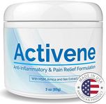 Activene Pain Relief Cream - Anti Inflammatory formulation with Powerful Arnica, Menthol & MSM for Joints, Tendons & Muscles. Chosen by Sufferers of Arthritis, Knee, Shoulder, Neck, Back & Other Pains