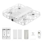 HOVERAir X1 Drone with Camera, Self-Flying Camera Drone with Follow Me Mode, Foldable Mini Drone with HDR Video Capture, Palm Takeoff, Intelligent Flight Paths, Hands-Free Control White (Combo Plus)