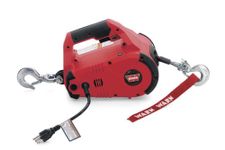 WARN 885001 Corded PullzAll 120V AC Portable Pulling Tool, Red