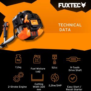 FUXTEC Petrol Multitool FX-MS152 – 2-Stroke Garden Tool