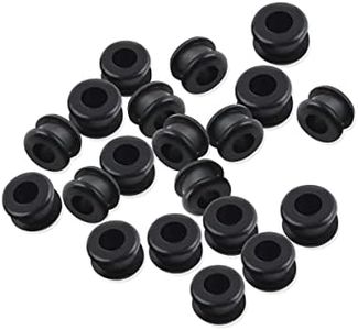 20PCS Antique/Vintage/Discontinued rubber grommets Replacement/Rubber Grommets fits for Hunter Ceiling Fan.Ceiling Fan Replacement Parts (20Pcs black)