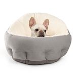 Best Friends by Sheri OrthoComfort Deep Dish Cuddler in Ilan Gray Jumbo Dog Bed