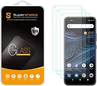 (3 Pack) Supershieldz Phone Screen Protector Designed for ZTE Blade X1 5G Tempered Glass, Anti Scratch, Bubble Free