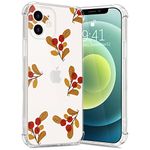 Idocolors Cute Fruit Phone Cases for iPhone 6s/6, Shockproof Soft Flexible TPU Protective Clear Girly Case Cover for iPhone 6