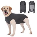 Axcimond Dog Surgery Recovery Suit Medical Pet Shirt Dog Recovery Suit for After Surgery Female Male Dog Surgical Suit Dog Cone Collar Alternative Protect Wounds Spay Suit for Puppy Medium Large Dogs