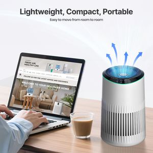 MERONTE Air Purifier MR2566 – White HEPA Filter for Home