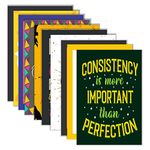 iberry's Motivational Quote Posters for Office and Student Room Walls |motivational posters (Size 28 x 43 CM, Pack of 10)-B(White)