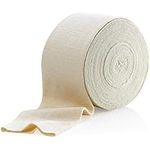 Elastic Tubular Support Bandage Size E, 10M Box - Natural Color (3.5" X 33 feet) For Large Knee Support Bandage -Medium Thigh, Cotton Spandex