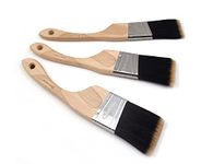 ROLLINGDOG Angled Paint Brushes Set - Trim Brush Perfect for Wall, Ceiling, Cutting in Painting(1.5", 2", 2.5")