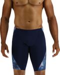 TYR Men's Durafast Elite Blade Splice Jammer Swimsuit Athletic (SBSHX7A_Blue-Ice_30)