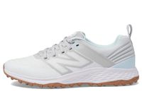 New Balance Women's Fresh Foam Contend V2 Golf Shoe, White/Grey, 8.5 Wide