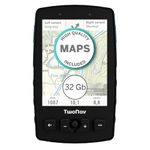 TwoNav Aventura 2 Plus, handheld GPS with 3.7-inch wide screen, buttons and joystick for mountaineering, mountaineering, trekking or hiking with maps included. Colour Turquoise Blue