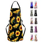 Adjustable Waterproof Apron,Sosolong Apron with 2 Pockets Cooking Kitchen Aprons for Women Men Chef