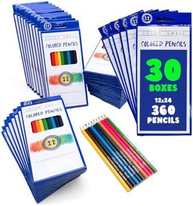 Color Swell Bulk Colored Pencils – 30 Sets, 360 Pre-Sharpened Assorted Vibrant Colors – Ideal for Kids, Teachers, and Classroom Supplies