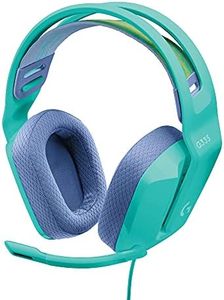 Logitech G G335 Wired Gaming Headset, Mint