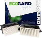 ECOGARD XA11843 Premium Engine Air Filter (Set of 2) Fits Mercedes-Benz ML350 3.0L DIESEL 2012-2015, GL350 3.0L DIESEL 2013-2016, S350 3.0L DIESEL 2012-2013, GLS350d 3.0L DIESEL 2017