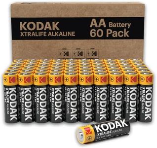 Kodak AA 60 Pack Xtralife Alkaline Batteries, (30410961)