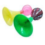 Look At Plastic Bike Bugle Squeeze Air Clown Horn Kids Bicycle Horn for Children Bike Pack of 2 Multi Colour