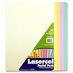 Premier Stationery Lasercol A4 80 GSM Paper - Pastel Rainbow (Pack of 250 Sheets), Multi-Coloured, S4553223