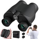 Aurosports 16x32 Compact Binoculars for Adults and Kids - High Powered Small Binoculars with Low Light Vision - Easy Focus Lightweight Binoculars for Bird Watching Hunting Travel Hiking