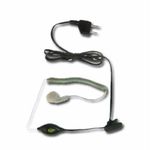 Pama - Cobra Easy Earpiece and Mic With PTT and Transparent Curly Cord