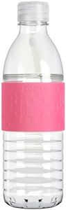 Copco Hydra Reusable Tritan Water Bottle with Spill Resistant Lid and Non-Slip Sleeve, 16.9-Ounce, Pink