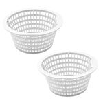 EATAKWARD Swimming Pool Skimmer Basket for Above & in Ground Pool Pool Filter Basket Replacement for Swimline Hydrotools 8928 Olympic ACM88 (Pack of 2)