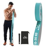 SLOVIC Dual Color Heavy Resistance Band (Blue & Grey) for Workout Set Exercise & Stretching Pull Up Bands for Home Exercise Toning Loop Bands for Gym Men & Women Resistance Bands (with Door Anchor)