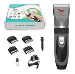 Petology Professional Automatic Rechargeable Pet Hair Trimmer for Dogs & Cats Grooming Machine Wireless