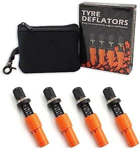MILINI 4 Pcs Automatic Tire Deflators Kit, Tire Deflator Valve 10-30 PSI Adjustable for Vehicles, Motorcycle, Car, Truck