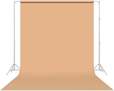 Savage Seamless Paper Photography Backdrop - Color #79 Almond, Size 107 Inches Wide x 36 Feet Long, Backdrop for YouTube Videos, Streaming, Interviews and Portraits - Made in USA