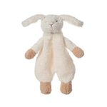 Apricot Lamb Stuffed Animals Security Blanket White Bunny Infant Nursery Character Blanket Luxury Snuggler Plush(White Bunny, 10 Inches)