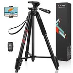 Victiv Phone Tripod, Aluminum Lightweight Smartphone Tripod for iPhone, Portable Camera Tripod Stand for DSLR/Action Camera/Samsung with Phone Holder & Control Remote Shutter