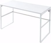 Lihit Lab A7336-0 Computer Stand, Monitor Stand, White, Width 23.2 x Depth 9.8 x Height 13.2 inches (59 x 25 x 33.5 cm), Tall Load Capacity 33.1 lbs (15 kg)