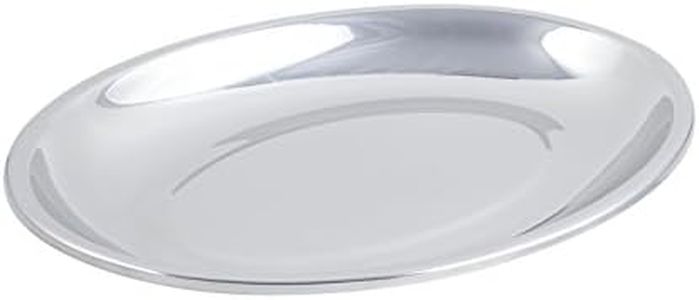 Bon Chef 5219 Stainless Steel Coupe Platter, 20" Length x 15" Width