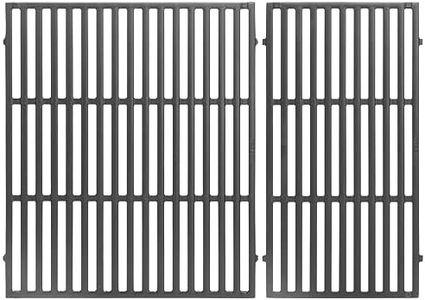 EasiBBQ Cast Iron Cooking Grate for Weber Genesis II and Genesis II LX 300 Series Gas Grills, Grill Grid Grate for Weber Genesis ii E-310/315/325/330/335, Genesis ii S-310/335/345/SE-335/310 7853