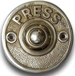 Solid Brass Door Bell Push Button