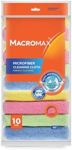 Macro Max Microfiber Cleaning Cloth – Ultra Absorbent Lint‑Free Reusable Towels for Kitchen, Glass, Counters, Furniture – Soft Non‑Scratch Microfiber - Pack of 150